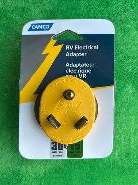 RV Electrical Adapter - 30AM/15AF